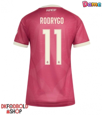 Real Madrid Rodrygo Goes #11 Tredje trøje Dame 2026-27 Kort ærmer Real Madrid Rodrygo Goes #11 Tredje trøje Dame 2026-27 Kort ærmer